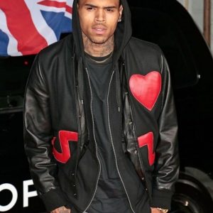 Chris Brown Heart Design Unisex Jacket