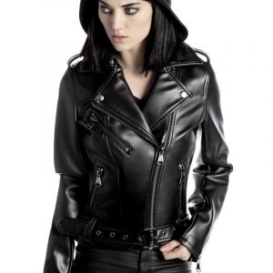 Women Brando Leather Jacket