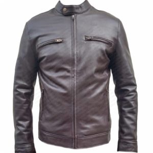 Jason Beghe leather jacket, Chicago P.D. Hank Voight Jacket, Brown Jacket, Classic leather jacket, celebjacket.com, slimfit leather jacket, two front pocket jacket